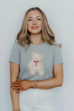 Gia Teddy Bear Sweater Top