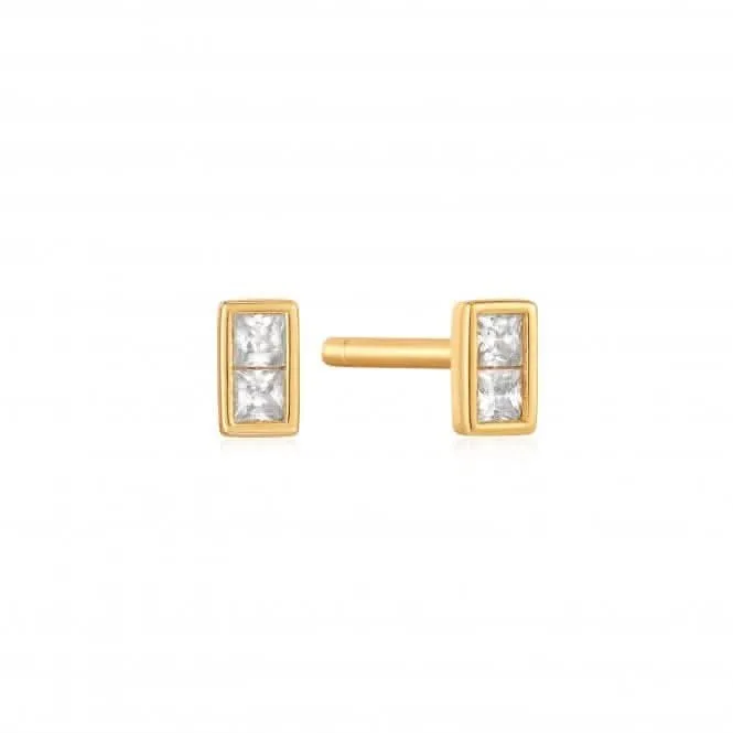 Boucles d'oreilles à clous Mini Glamour Or E037-02G Ania Haie Jewellery