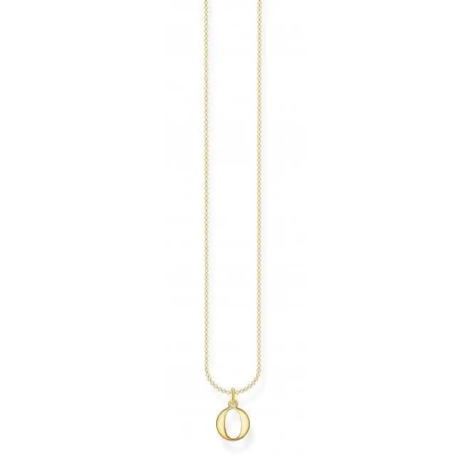 Collier en lettre O plaqué or KE2024-413-39-L45V Thomas Sabo