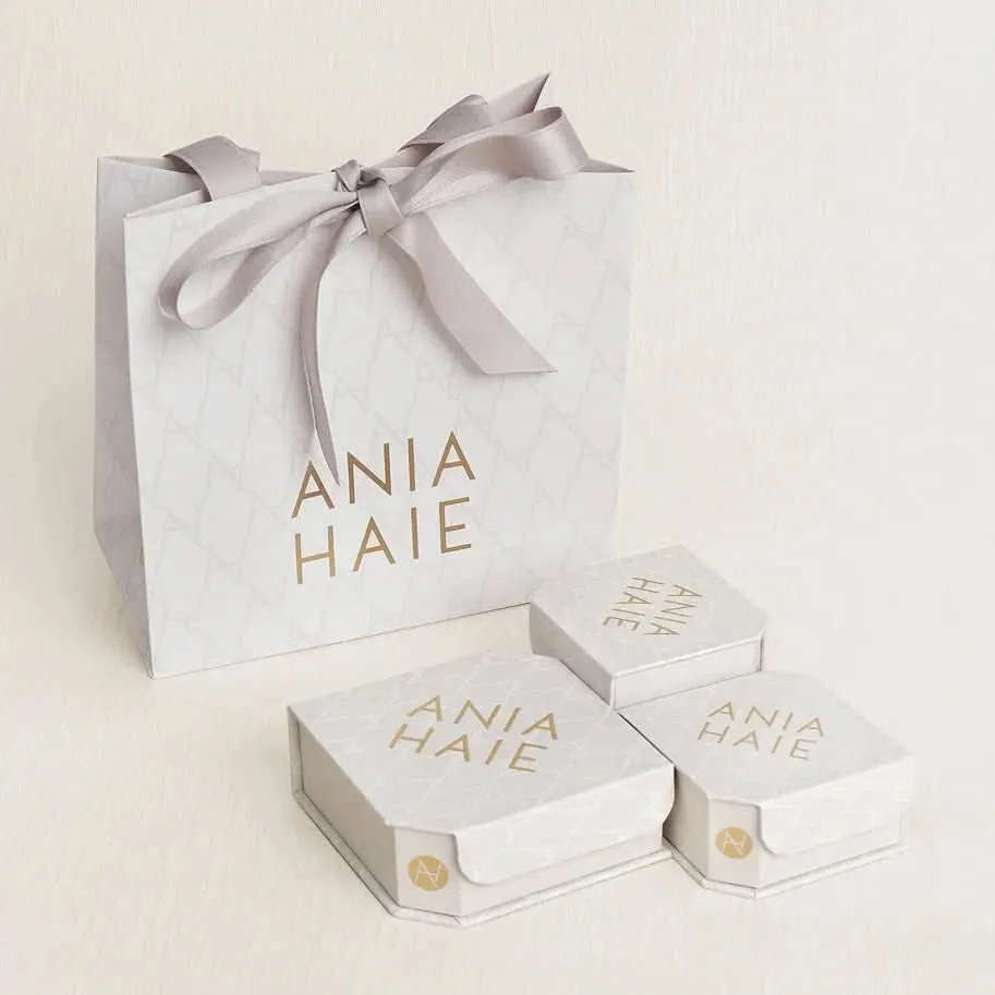 Boucles d'oreilles étoiles scintillantes en or E064-02G Ania Haie Jewellery