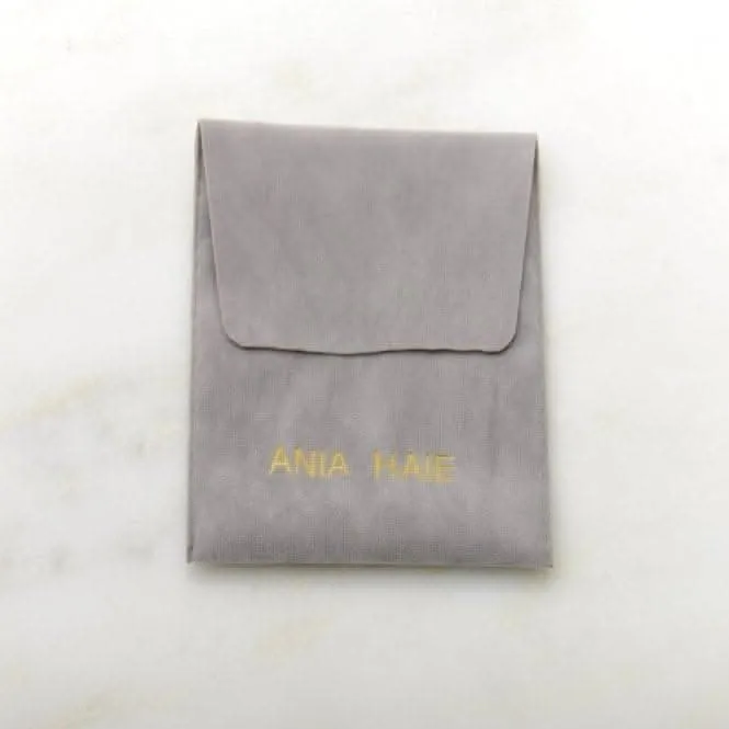 Boucle d'oreille Barbingle Émblème Pailleté Vert Sarcelle E041-01G-G Ania Haie Jewellery