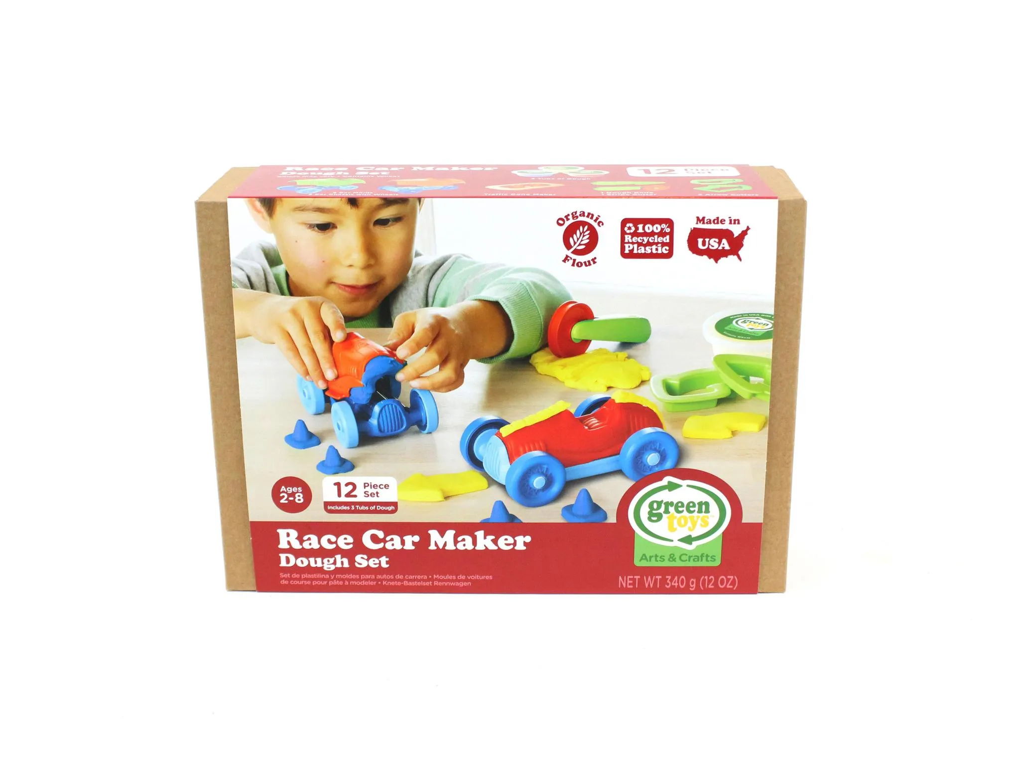 Green Toys Race Car Maker Dough Set