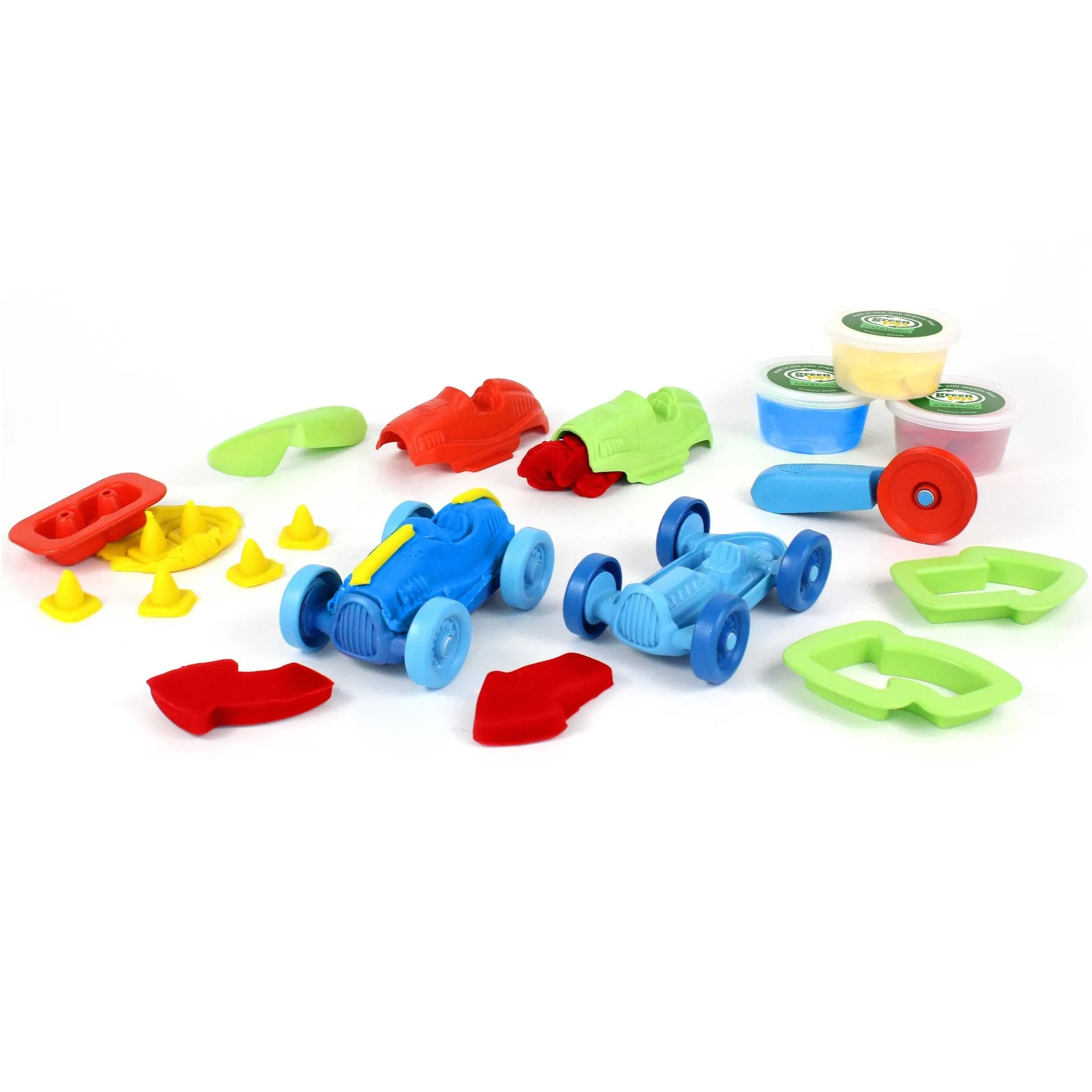 Green Toys Race Car Maker Dough Set
