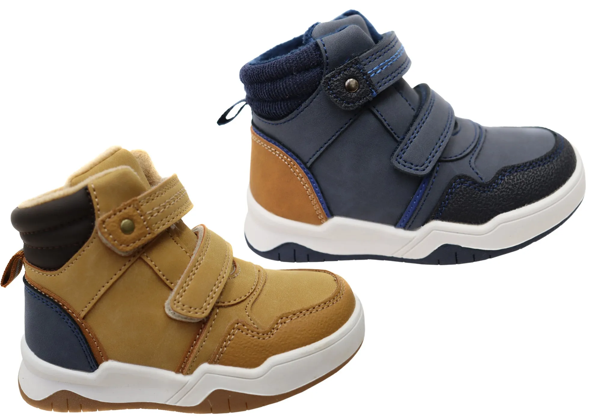 Grosby Alfie Boys Kids Comfortable Boots With Adjustable Straps Grosby Shoes