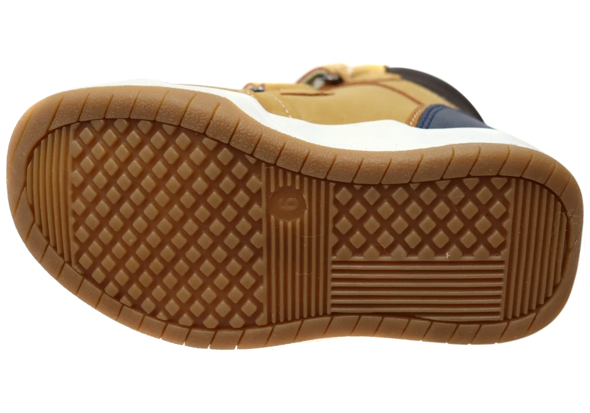 Grosby Alfie Boys Kids Comfortable Boots With Adjustable Straps Grosby Shoes