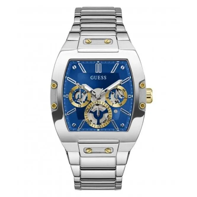 Montre Guess Gents Phoenix en ton argenté GW0456G5