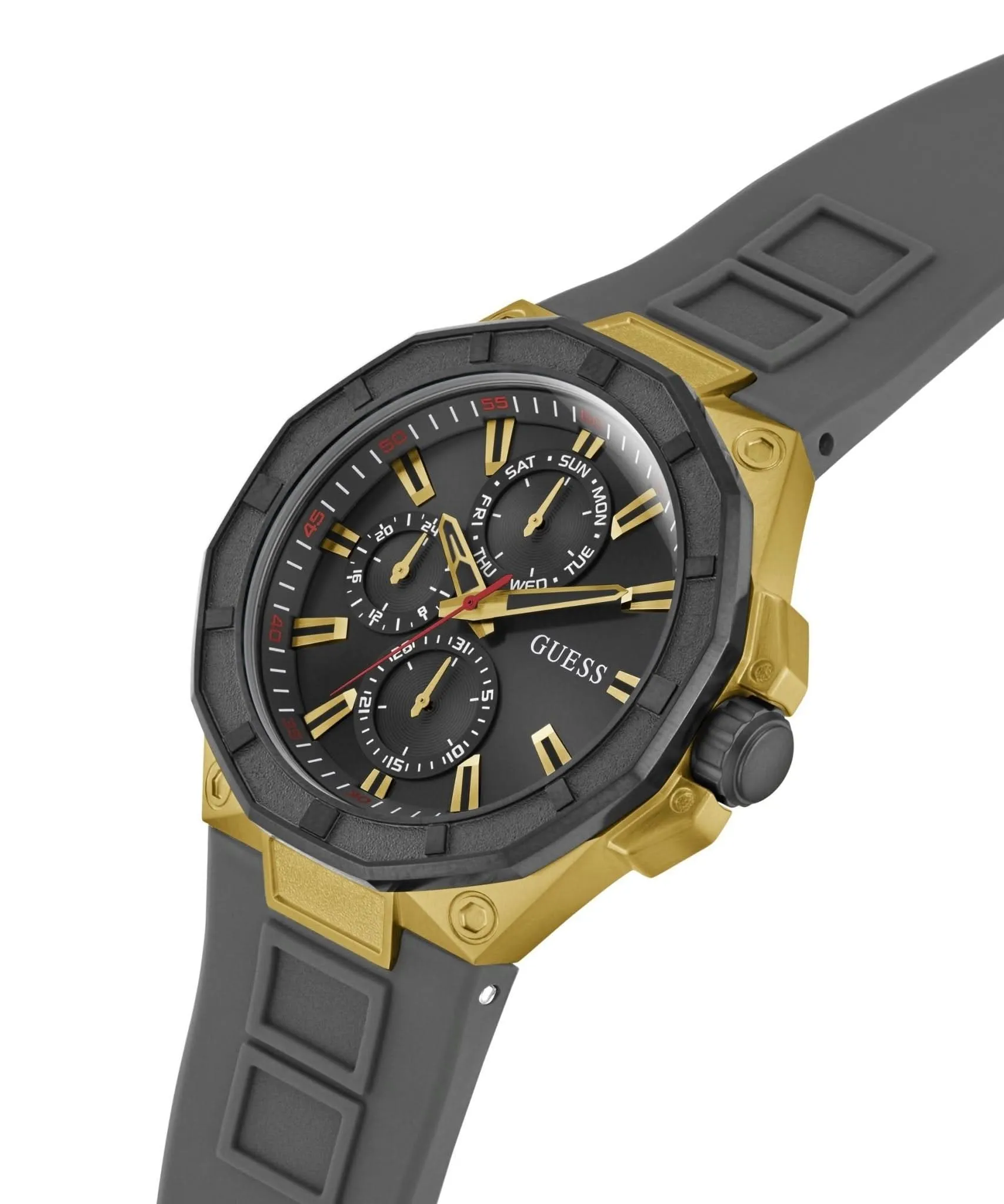 Montre Guess Gents R2 en silicone bicolore GW0803G1