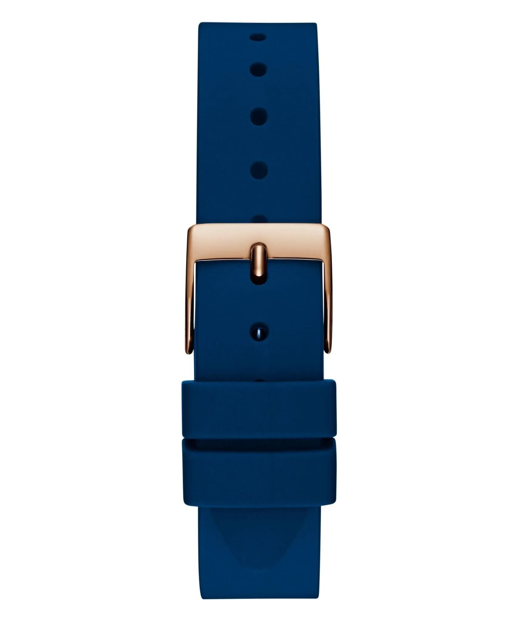 Montre Guess Ladies Glitz Plaque en Silicone Ton Or Rose GW0745L4