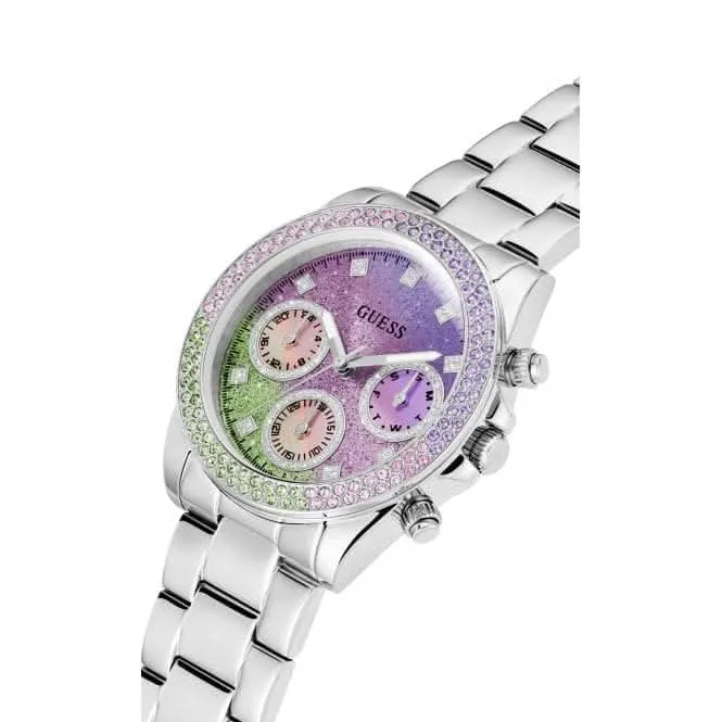 Montre Guess Ladies Sol en acier inoxydable argenté GW0483L1