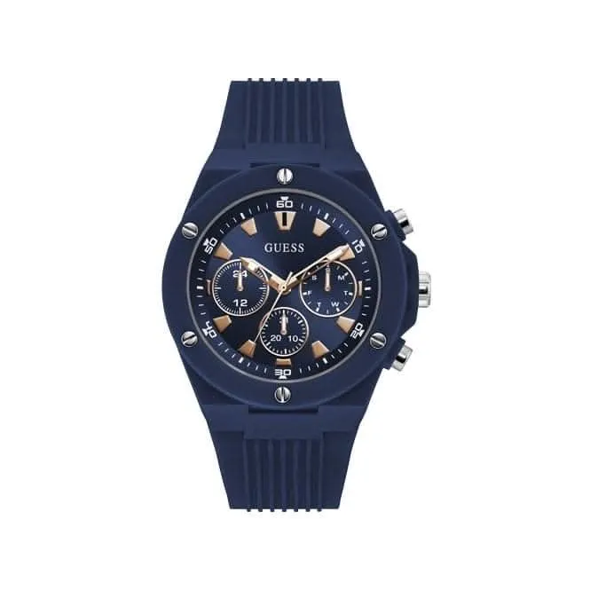 Montre Guess Poseidon Sport Homme en polycarbonate bleu GW0268G3