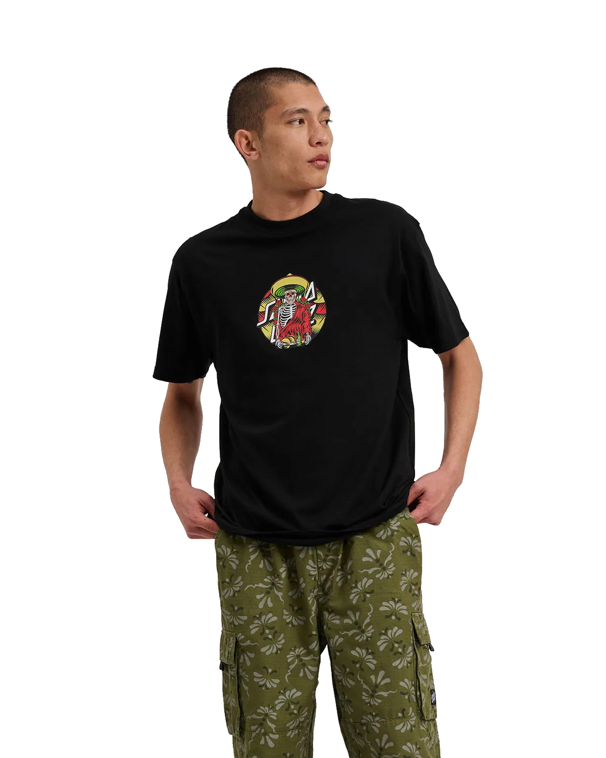Guzman Dining Dot T-Shirt in Black