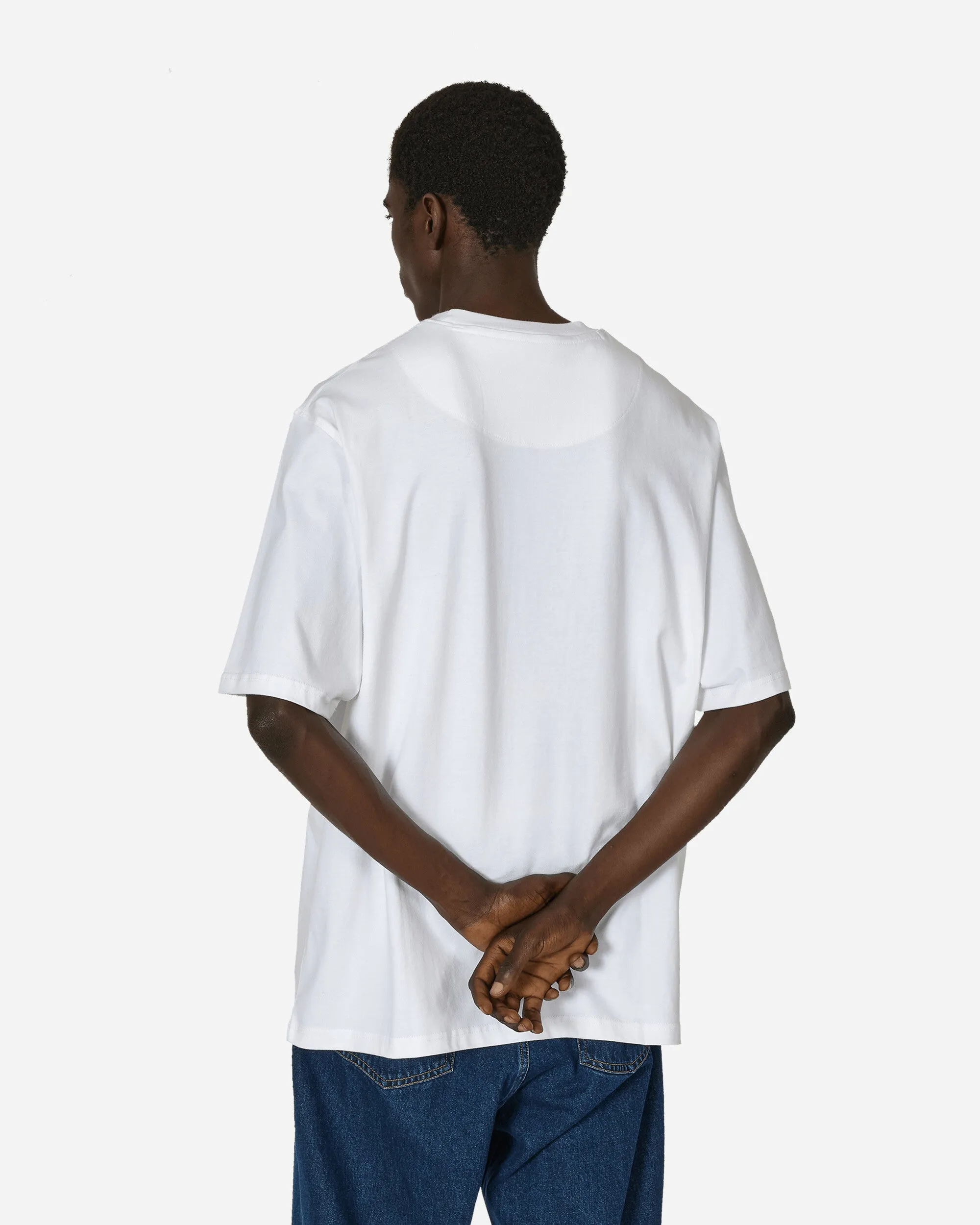 Heavy Duty Classic Label Pocket T-Shirt White