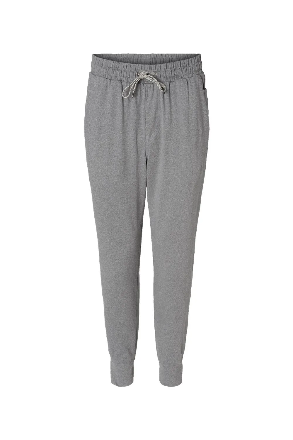 Holloway Mens Eco Revive Ventura Moisture Wicking Jogger Sweatpants w/ Pockets - Heather Grey