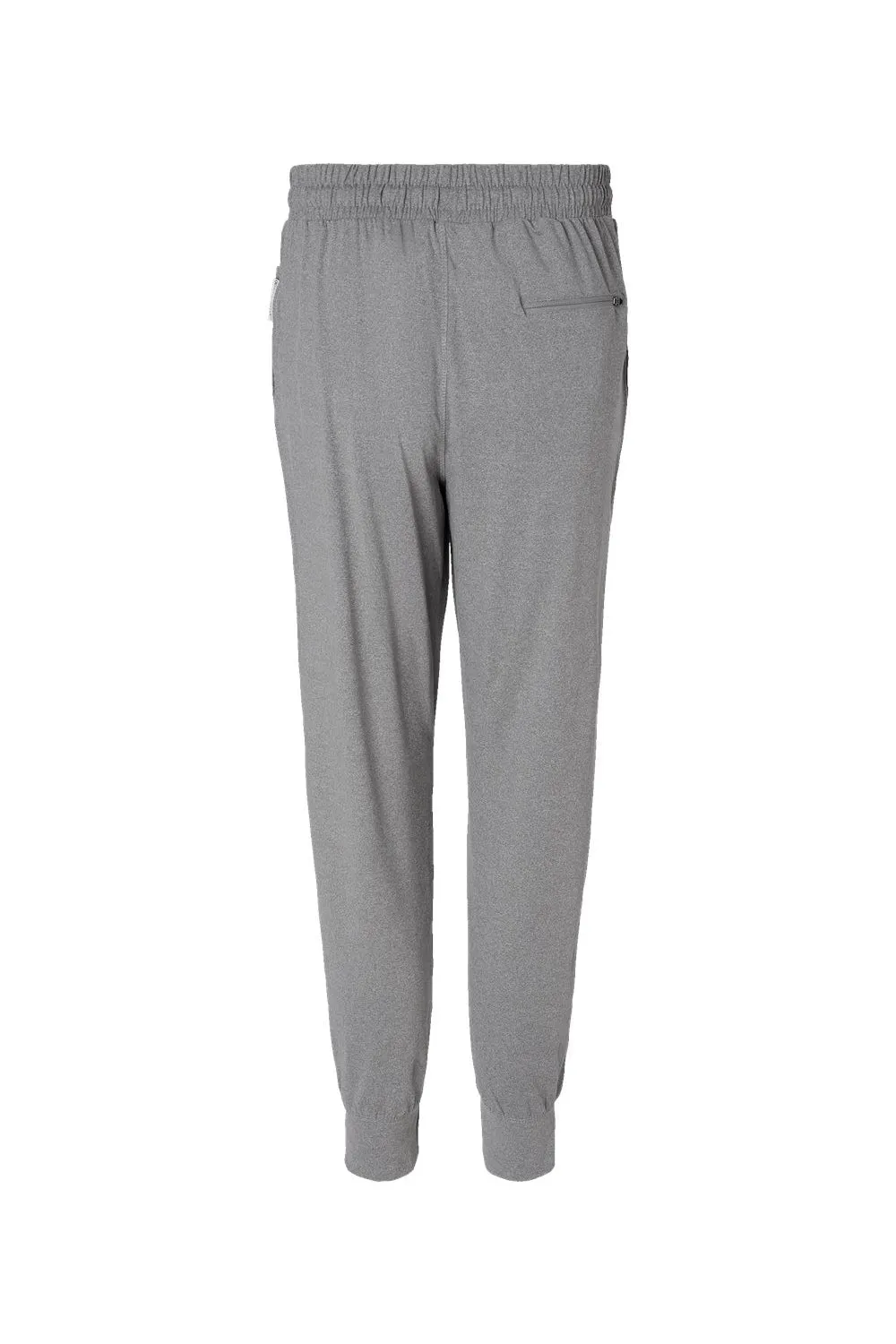 Holloway Mens Eco Revive Ventura Moisture Wicking Jogger Sweatpants w/ Pockets - Heather Grey