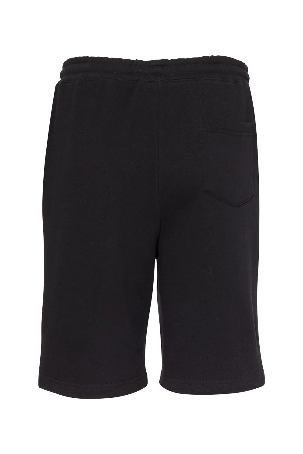 Independent Trading Company Mens Fleece Shorts w/ Pockets - Black