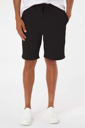 Independent Trading Company Mens Fleece Shorts w/ Pockets - Black