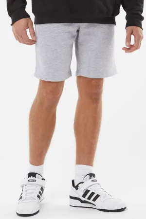 Independent Trading Company Mens Fleece Shorts w/ Pockets - Heather Grey