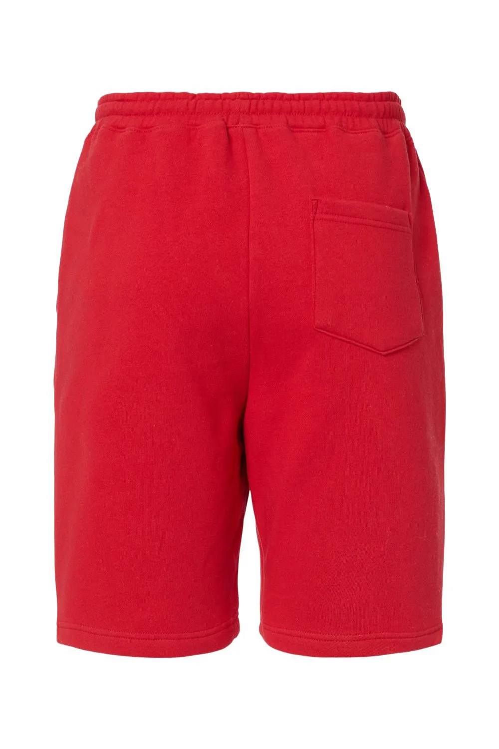 Independent Trading Company Mens Fleece Shorts w/ Pockets - Red