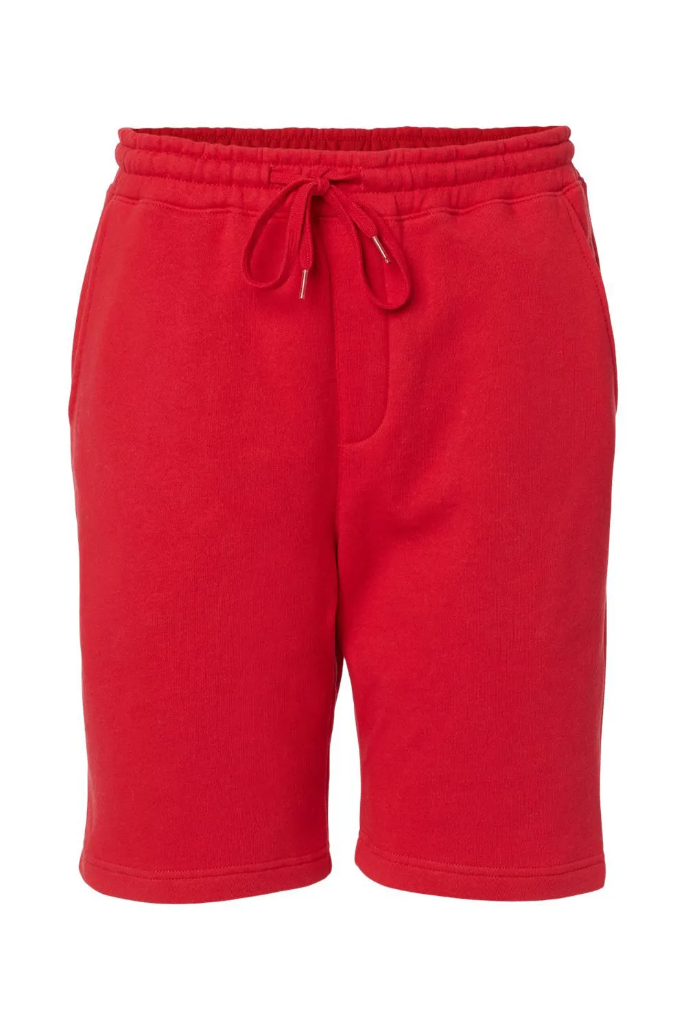 Independent Trading Company Mens Fleece Shorts w/ Pockets - Red