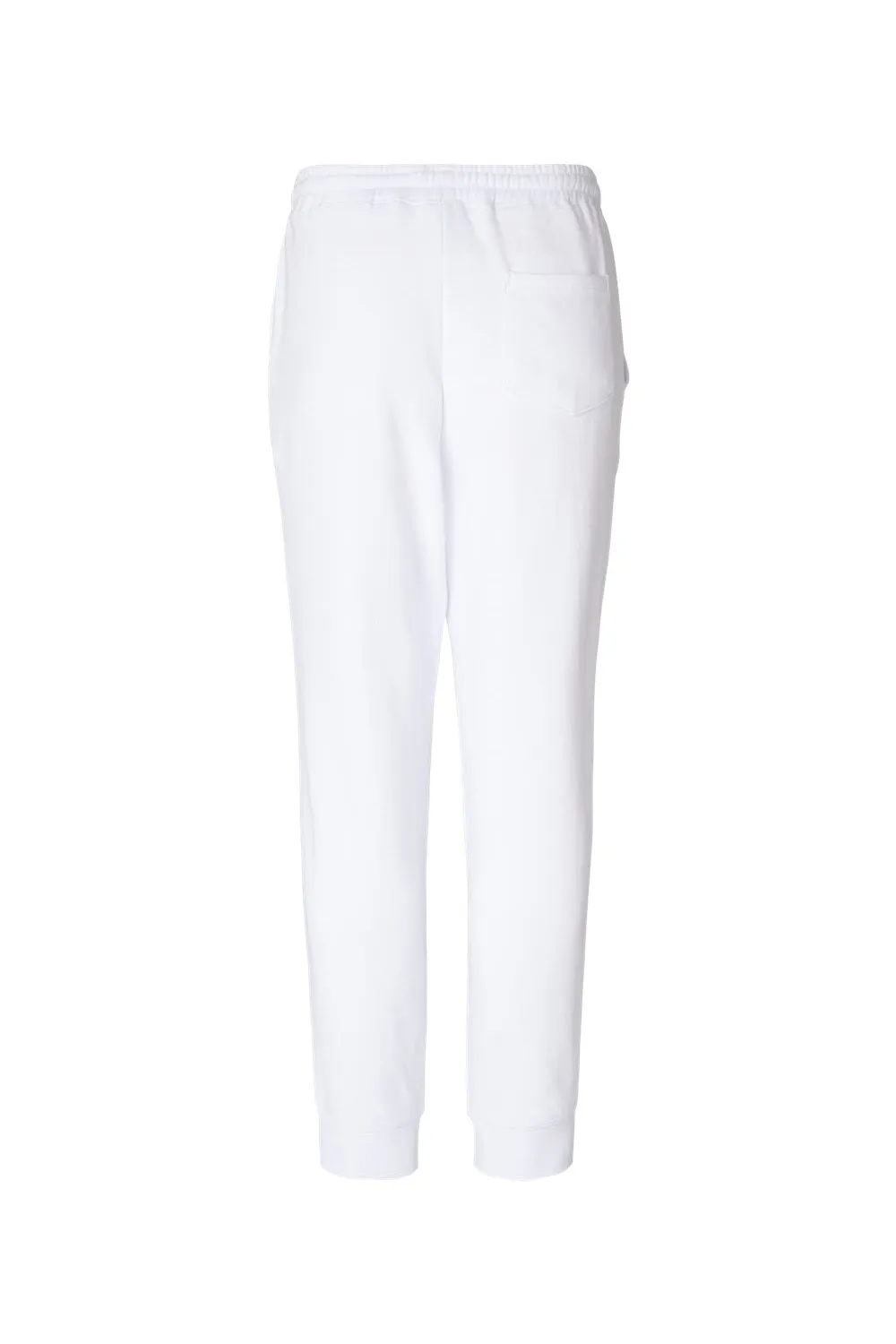Independent Trading Company Mens Fleece Sweatpants w/ Pockets - White