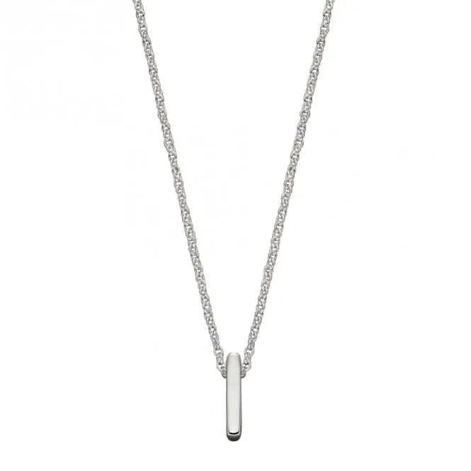 Collier Initial I en Argent Uni N4436 Bijoux Débuts