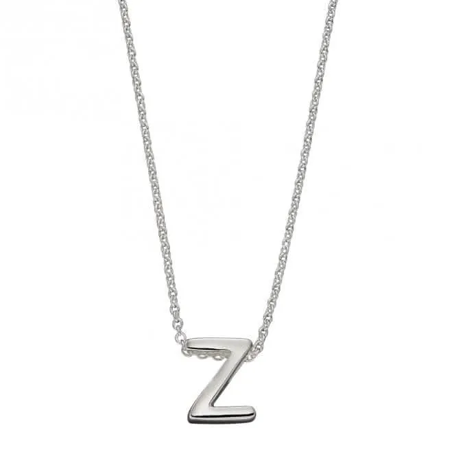 Collier Initial Z Argenté Uni N4453 Bijoux Débuts