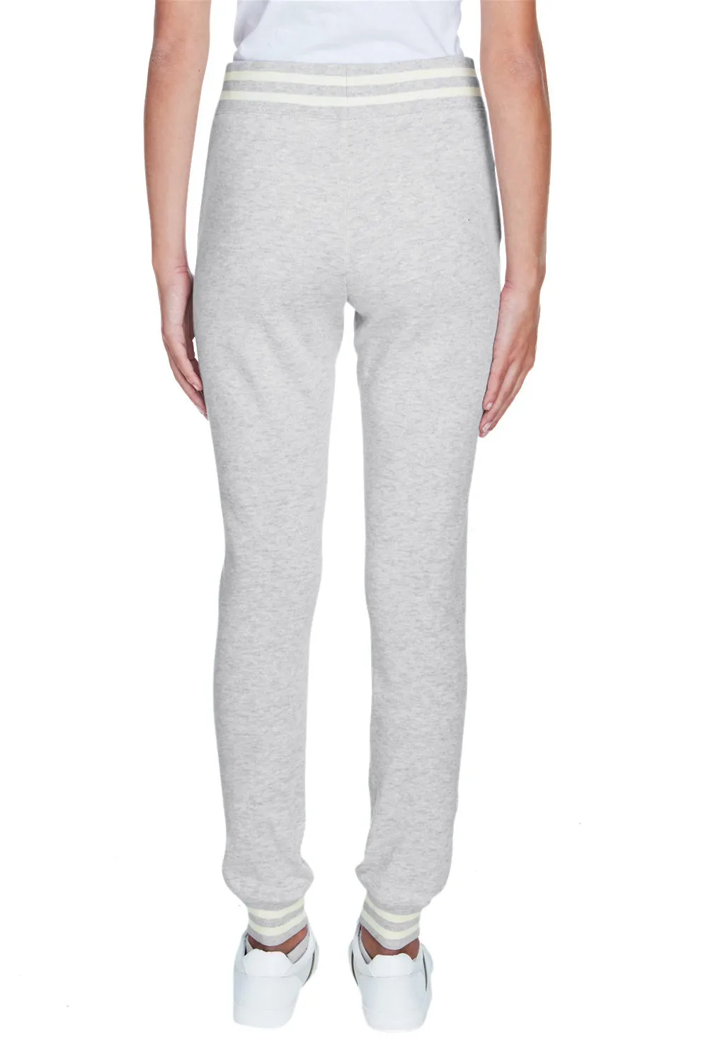 J America Womens Relay Jogger Sweatpants w/ Pockets - Ash Grey