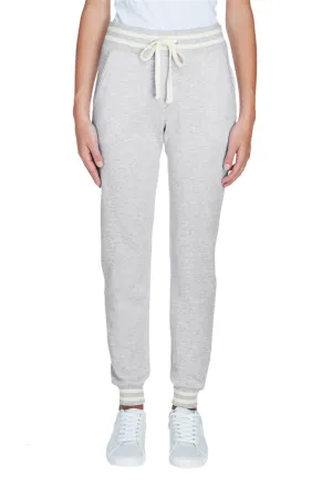 J America Womens Relay Jogger Sweatpants w/ Pockets - Ash Grey