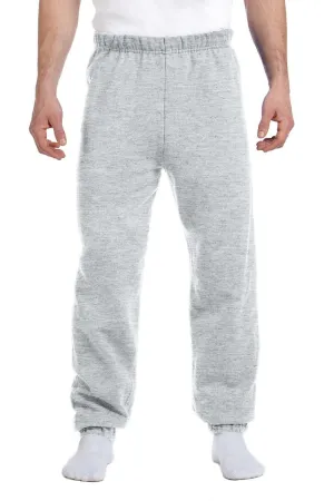 Jerzees Mens NuBlend Pill Resistant Fleece Sweatpants - Ash Grey