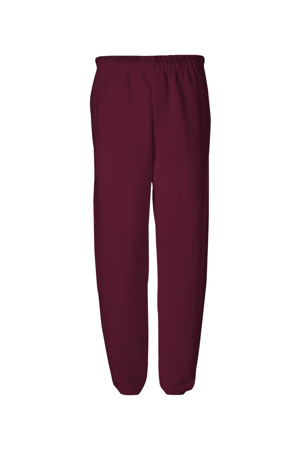 Jerzees Mens NuBlend Pill Resistant Fleece Sweatpants - Maroon