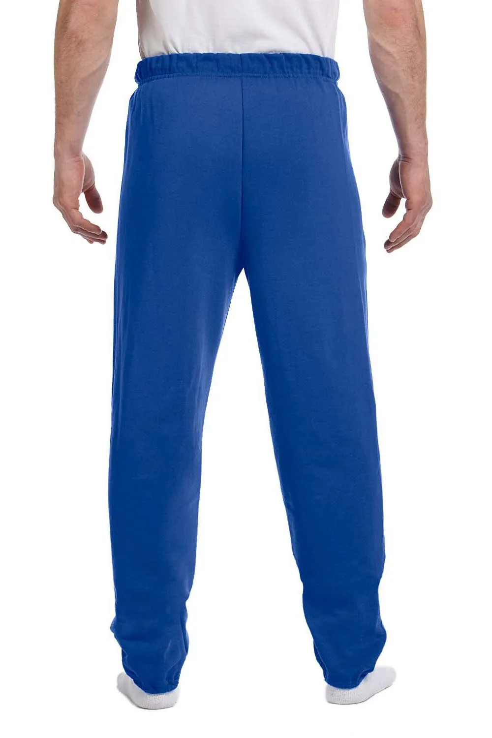 Jerzees Mens NuBlend Pill Resistant Fleece Sweatpants - Royal Blue