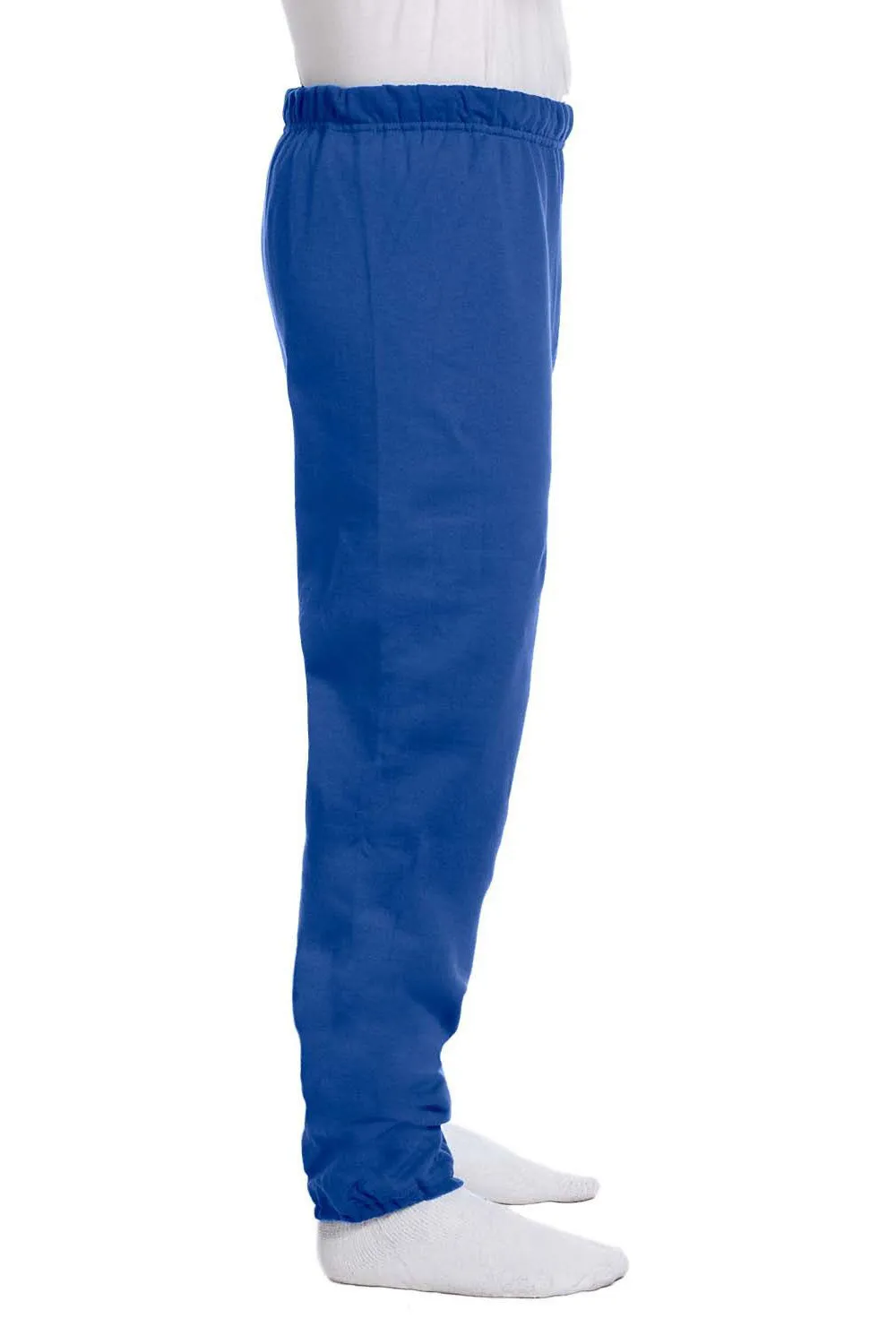 Jerzees Mens NuBlend Pill Resistant Fleece Sweatpants - Royal Blue
