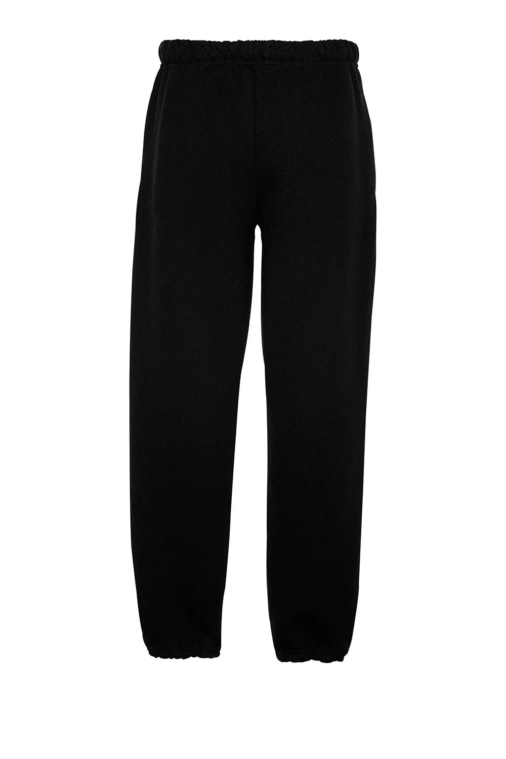 Jerzees Mens Super Sweats NuBlend Pill Resistant Fleece Sweatpants w/ Pockets - Black