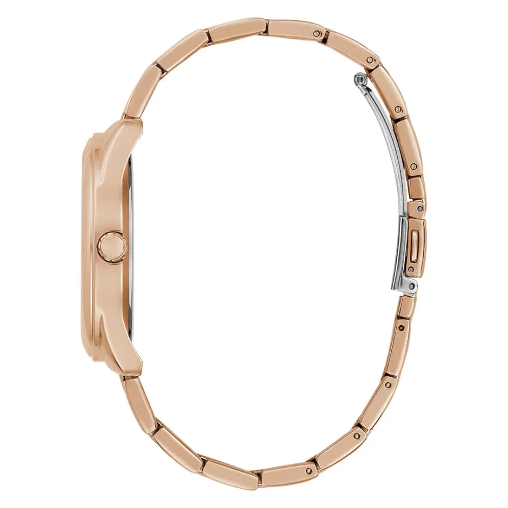 Montre Guess pour Femmes GW0607L3 en Acier Inoxydable Doré Rose avec Cadran Multicolore Analogique et Bracelet en Acier Inoxydable