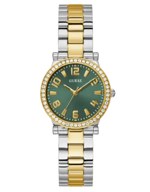 Montres Guess Bijoux Guess - Montre Analogique Femme Fawn Bicolore - GW0686L2 - 788354