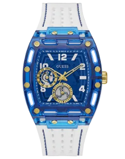 Montres Guess - Montre analogique pour hommes Phoenix Bleu et Blanc - GW0499G6 - 788319