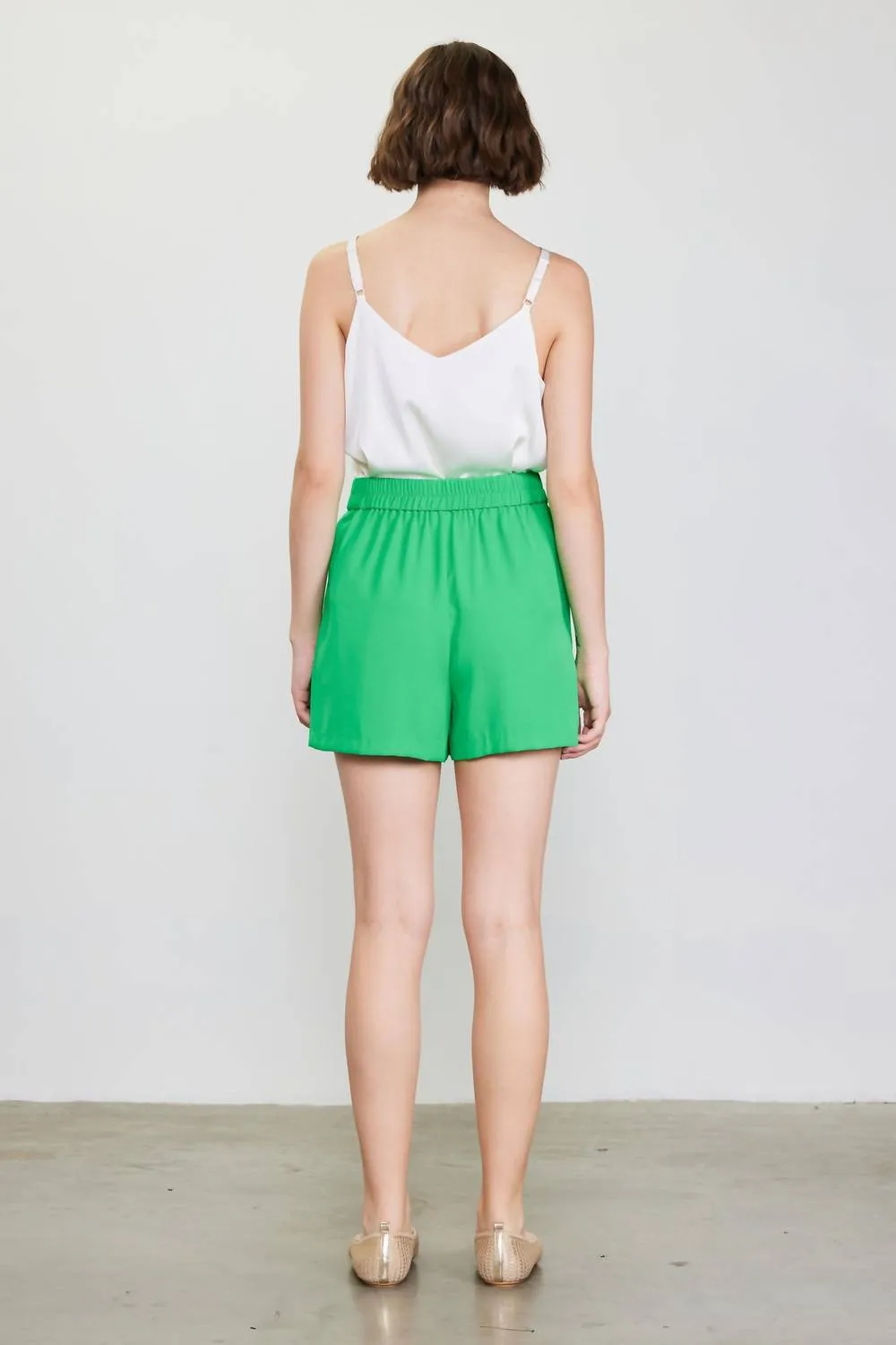 Kelly Tailored Shorts In Green