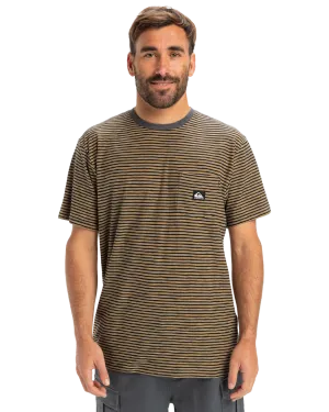 Kentin Pocket T-Shirt in Black Kentin Stripes