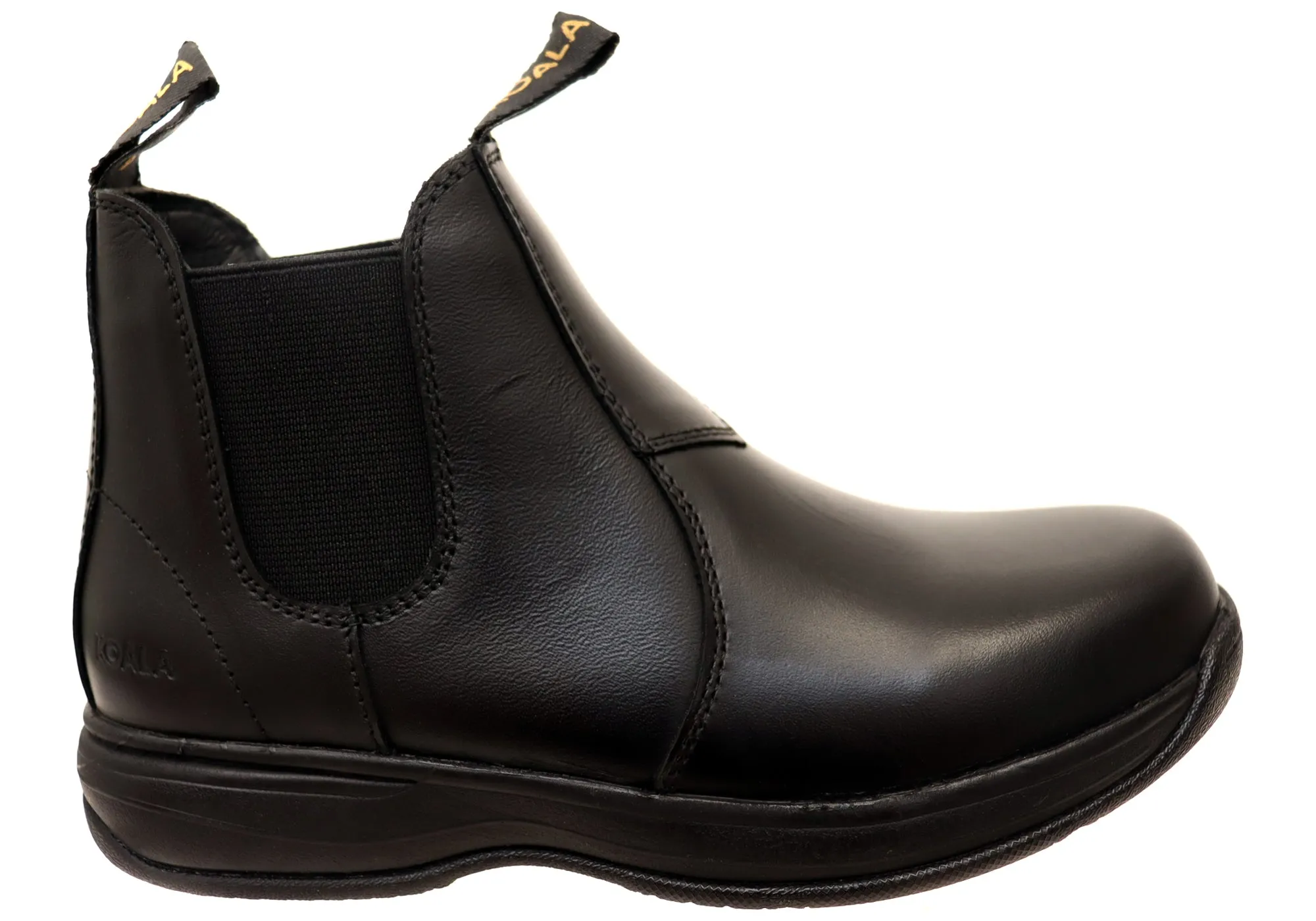 Koala By Grosby Knox Kids Leather Comfortable Pull On Boots Grosby Shoes