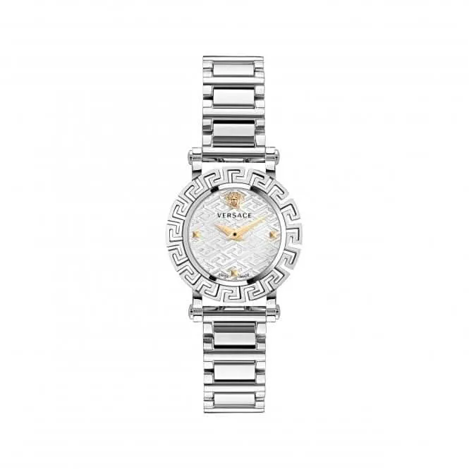 Montre Greca Glam en acier inoxydable argenté pour femmes VE2Q00322