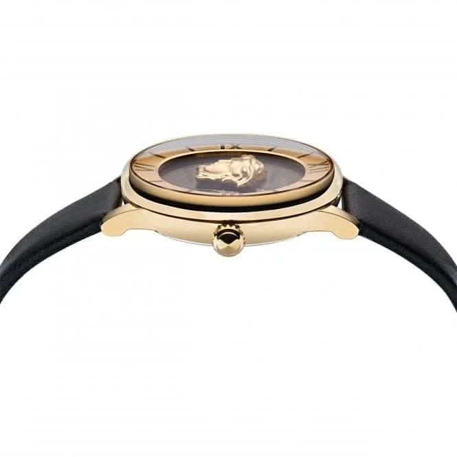 Montre La Medusa Ton Or et Noir pour Femme VE2R00122