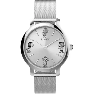 Montre pour femmes Peanuts Transcend en finition argentée TW2W46000