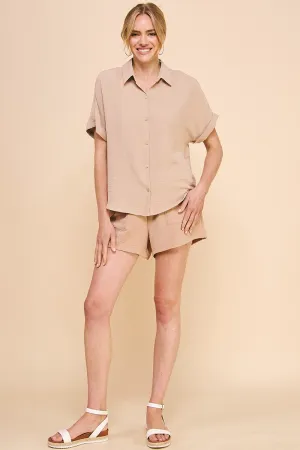 Latte Tie Shorts