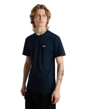 Left Chest Logo T-Shirt in Navy & White