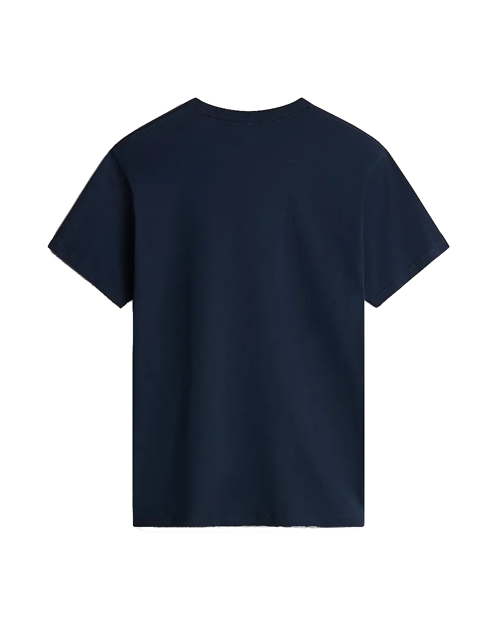 Left Chest Logo T-Shirt in Navy & White