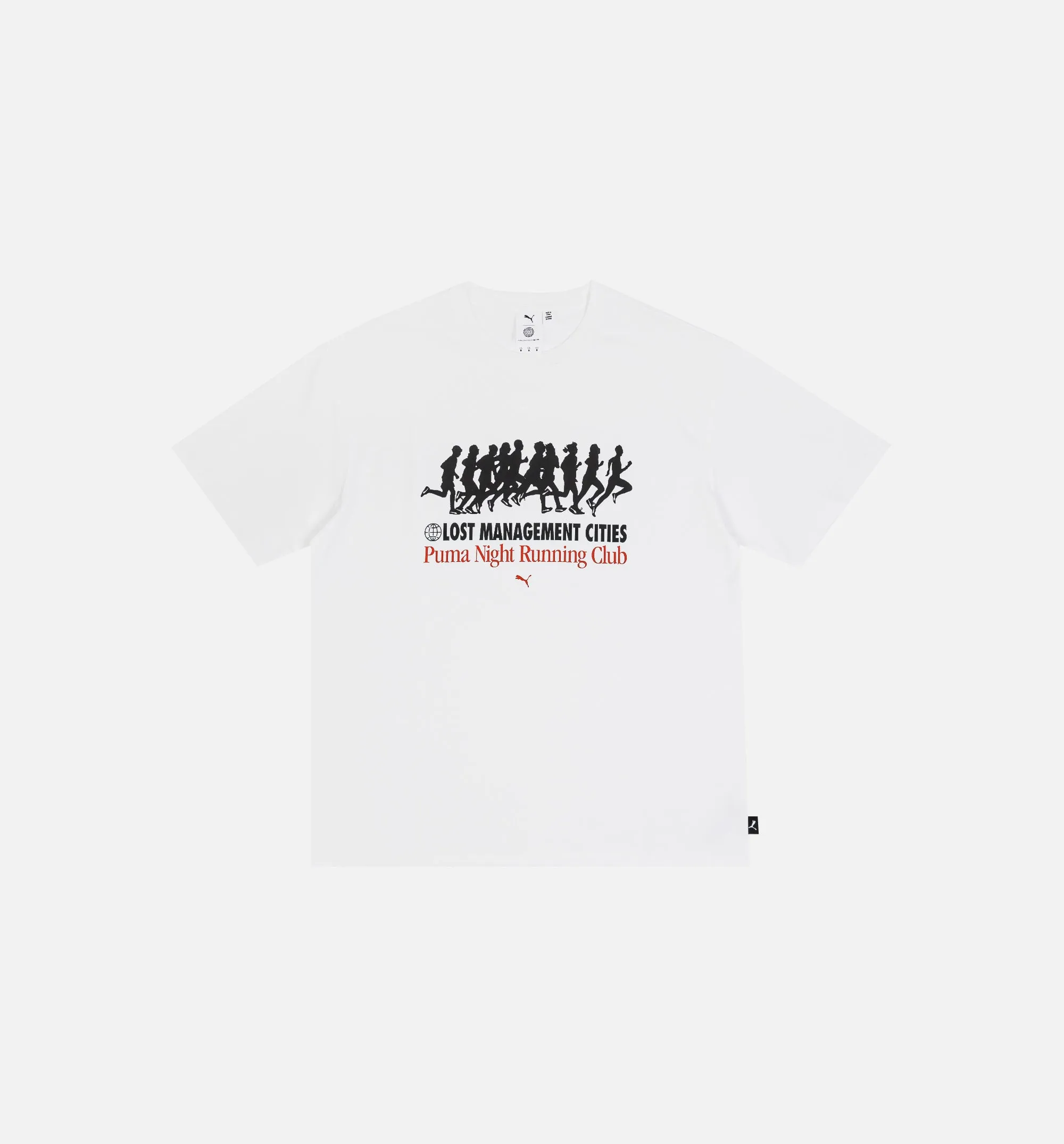 Lost Management Cities Mens Short Sleeve Shirt - White/Black