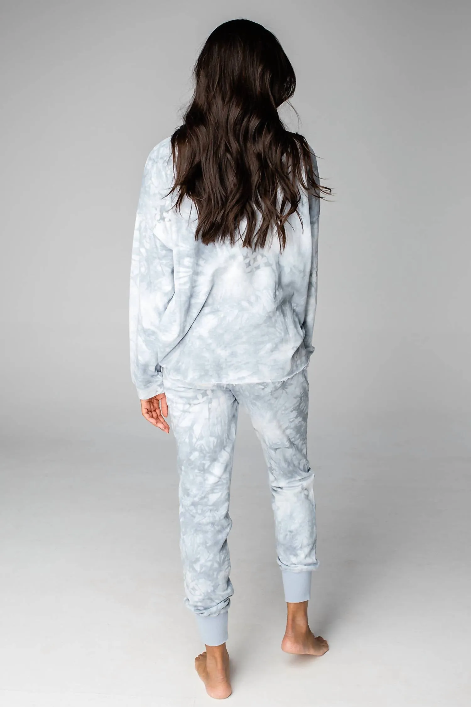 Lounge Bottoms In Grey Clouds