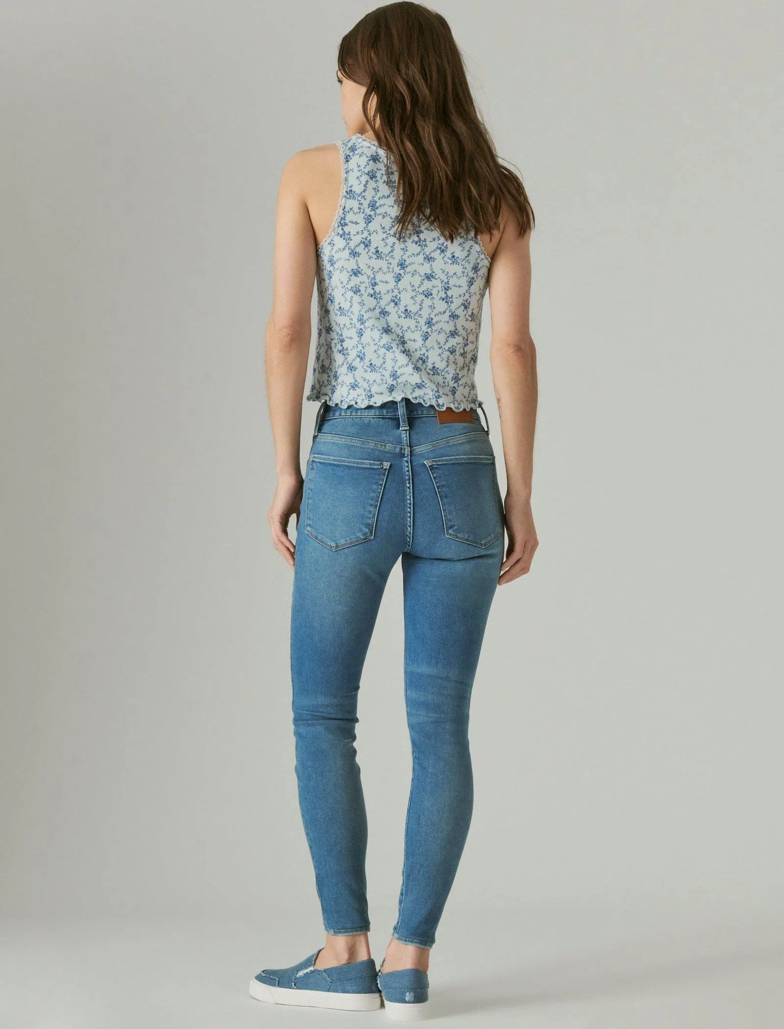 Lucky Brand Womens High Rise Curvy Skinny