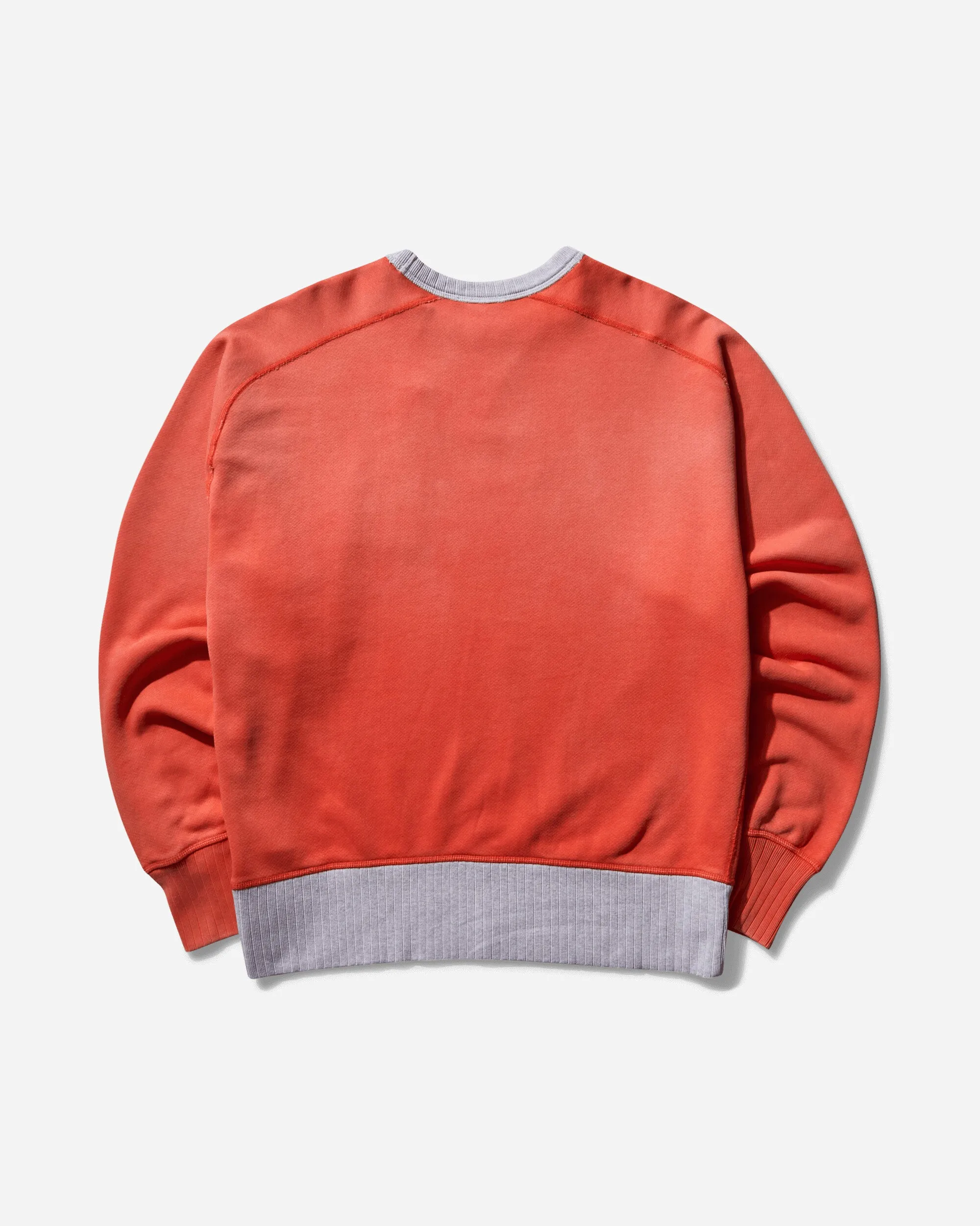 Men's 50's Saddle Crewneck Sweatshirt Orange