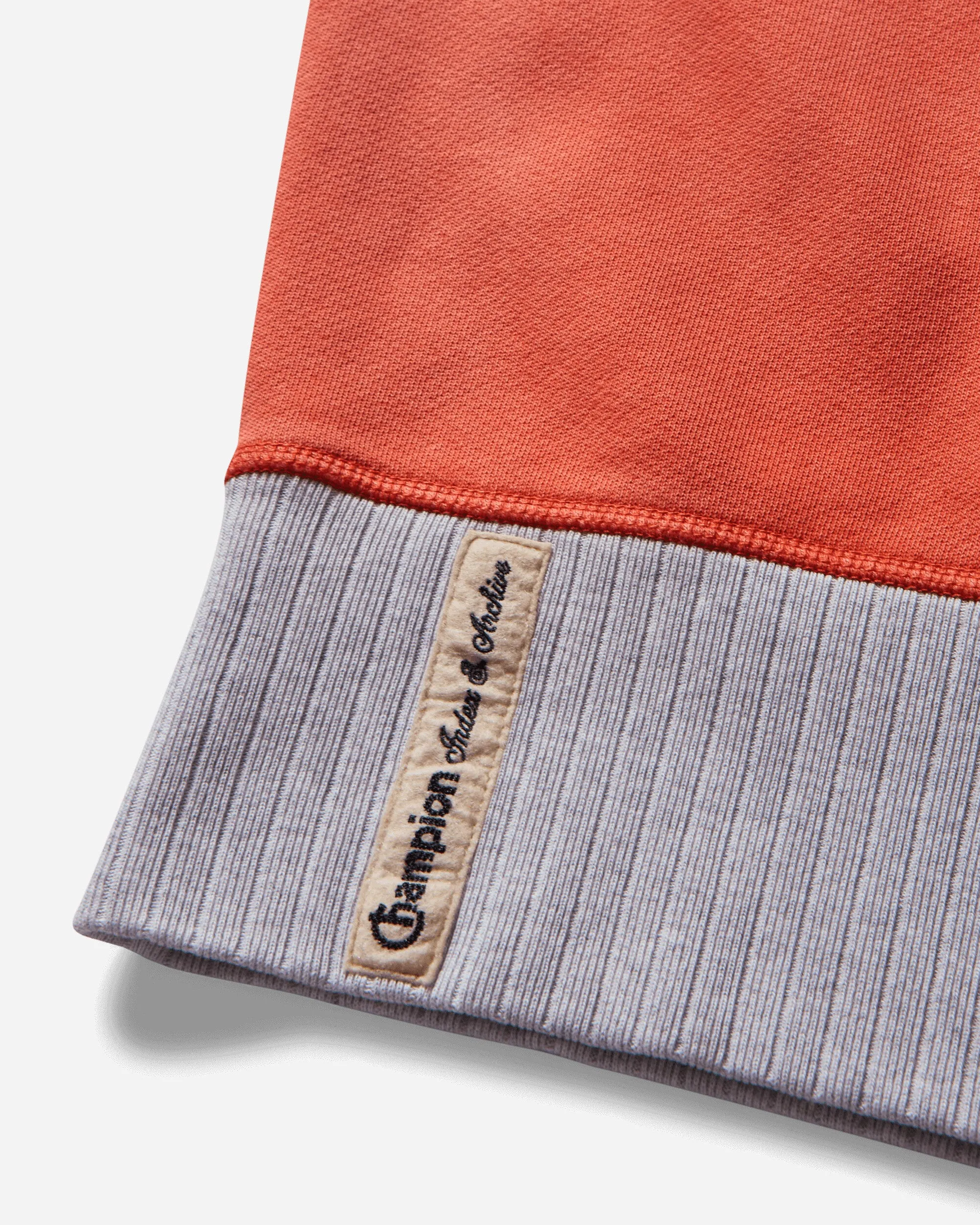 Men's 50's Saddle Crewneck Sweatshirt Orange